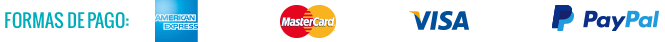 Forma de pago : Banamex - American Express - MasterCard - Visa - PayPal